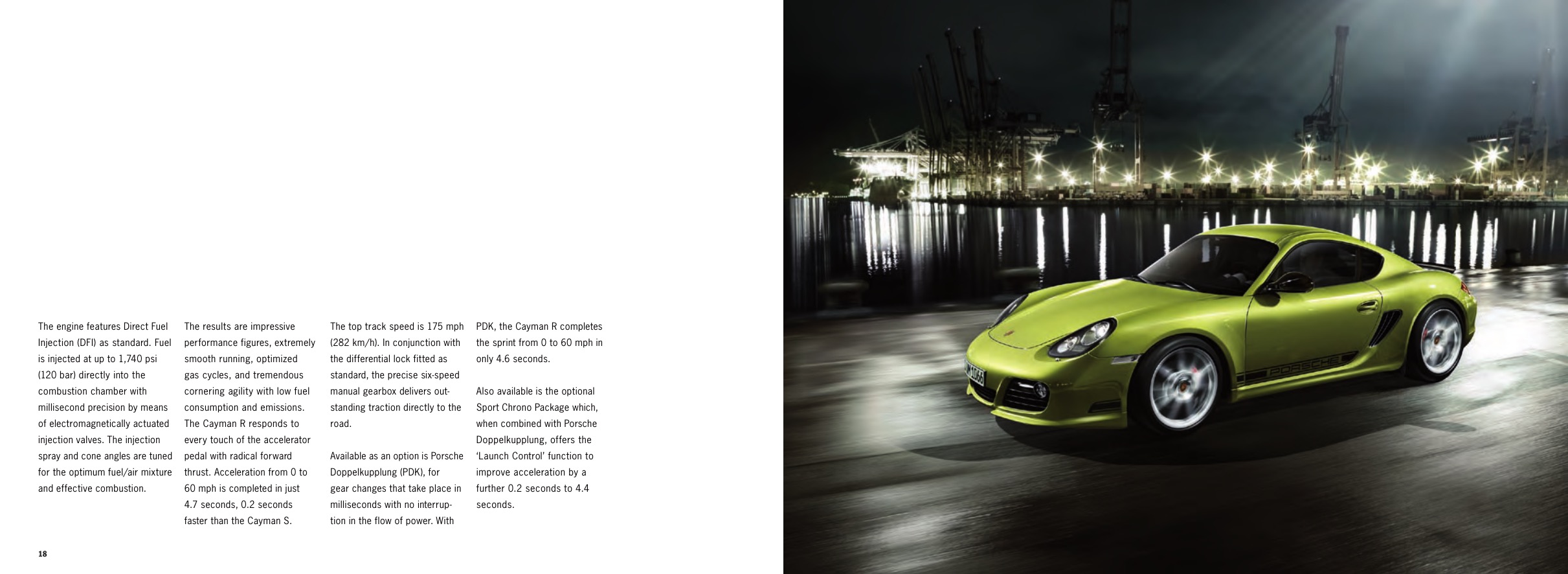 2011 Porsche Cayman R Brochure Page 5